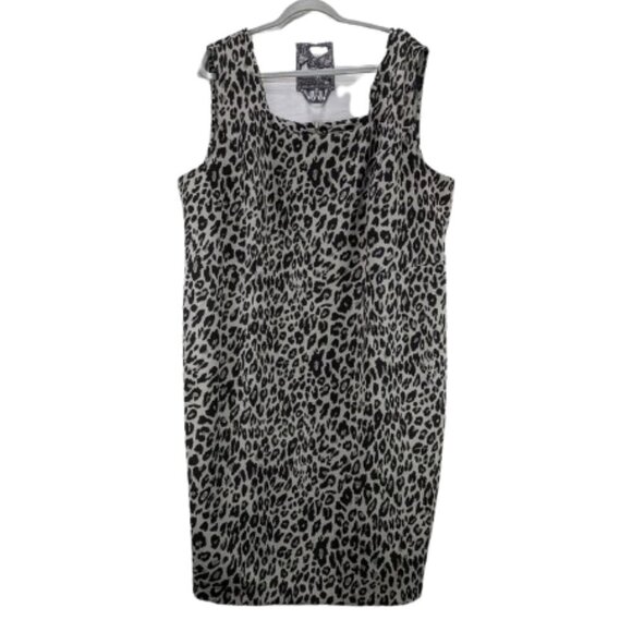 Maya Brooke Animal Print Dress 24W - Picture 8 of 8